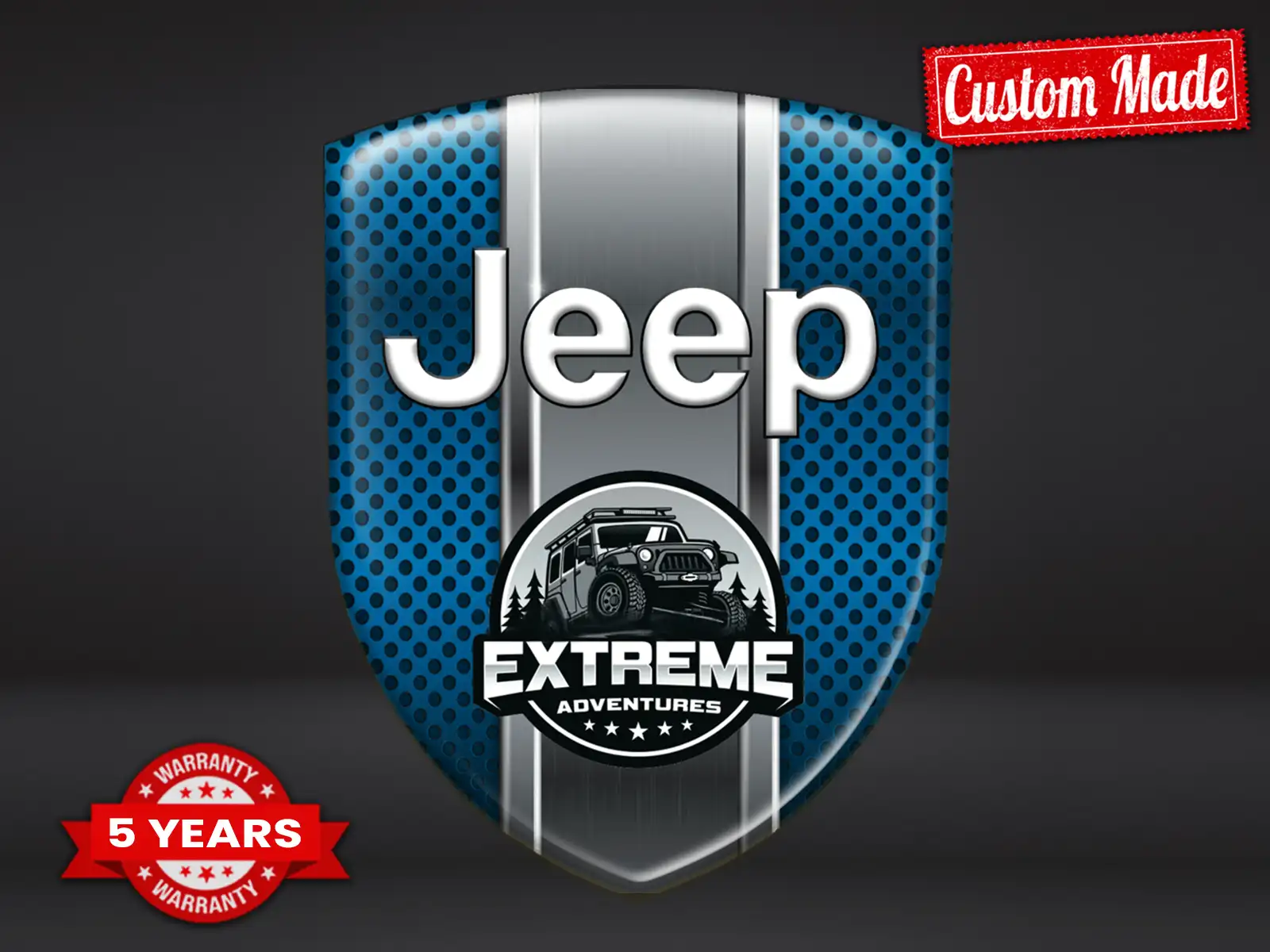 Jeep Striscione Parabrezza Auto Pro Max Durevole Chic
